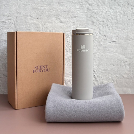 센트포유 스탠리 트랜짓 플립탑 머그473+국산담요세트 #3