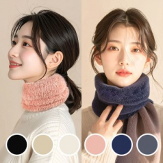 수면 극세사 넥워머