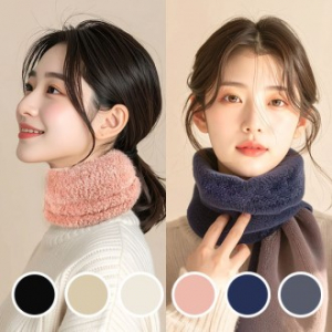 수면 극세사 넥워머