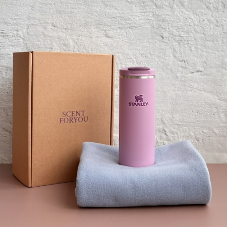 센트포유 스탠리 트랜짓 플립탑 머그355+국산담요세트 #3