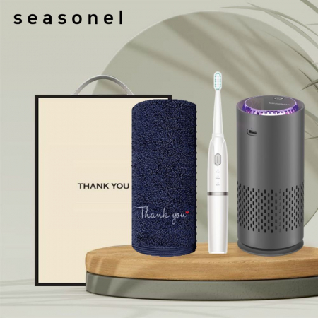 시즈넬 선물세트 공기청정기+ 전동칫솔+고급 호텔타올(Thank You) #2