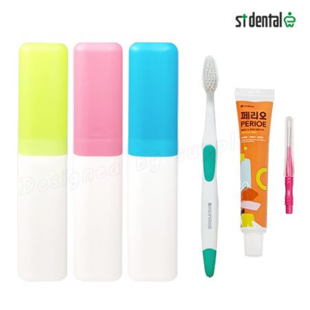 뉴 따봉LG미세모+페리오+치간1p 칫솔치약 여행용세트 #2