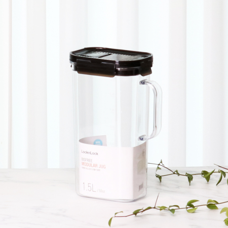 락앤락 비스프리 모듈러 식탁용 물병 냉장고 업소용 카페 물통 1.5L (ABF738BRW) #4