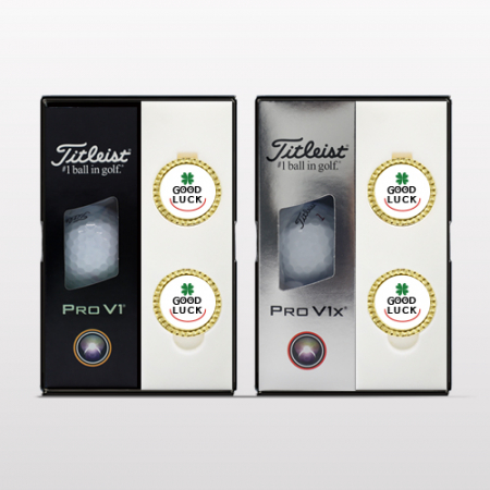 타이틀리스트 pro v1/v1x 3구 볼마커2p 골프공 선물세트 #2
