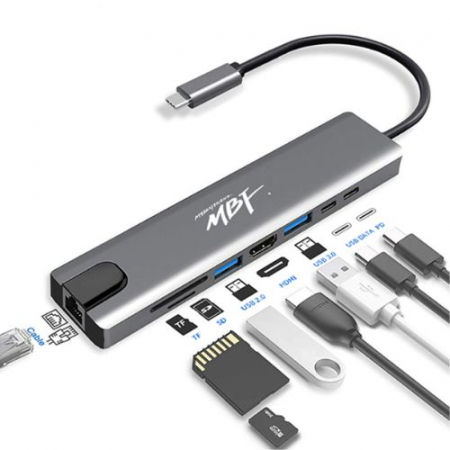 HDMI 8in1 포트 확장 C타입 멀티허브 #2