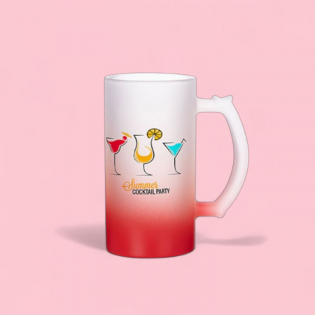 아르덴기프트 맞춤인쇄 480ml 그라데이션 맥주잔 #4