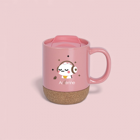 아르덴기프트 맞춤인쇄 420ml 코르크 컵받침 머그컵 #3