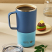 작은이미지: 아소부 세라믹 진공 타워머그 파스텔 600ml #8
