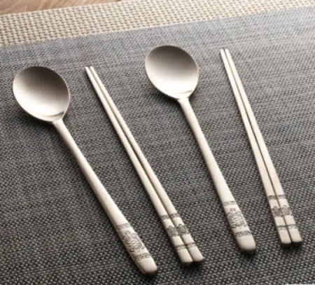 구름 거북 유기 부부 수저세트 #2