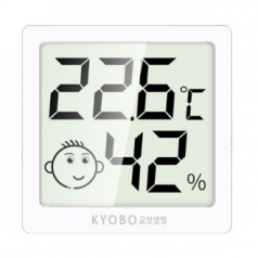 자석 탈부착 아기방 관리 온습도계 H138