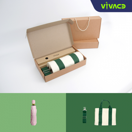 비바체 바시코 3단 우양산 X 코튼라이트 에코백 #2