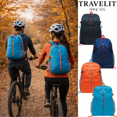 트래블잇 프리미엄 에어 폴딩백팩 PAB-01 초경량 등산가방-스카이 #2