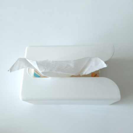 부착형 티슈 케이스 화이트 #2