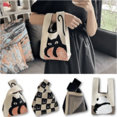 니트손가방 손가방 여성손가방 미니손가방 캐릭터손가방