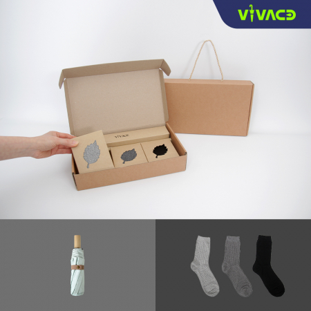 비바체 울트라비올레타 3단 우양산 X 국내산 고급 골지양말 3개입 남성용 여성용 선택가능 #3