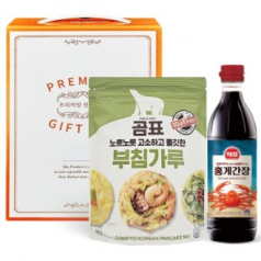 홍게간장+부침가루2종 명절선물세트