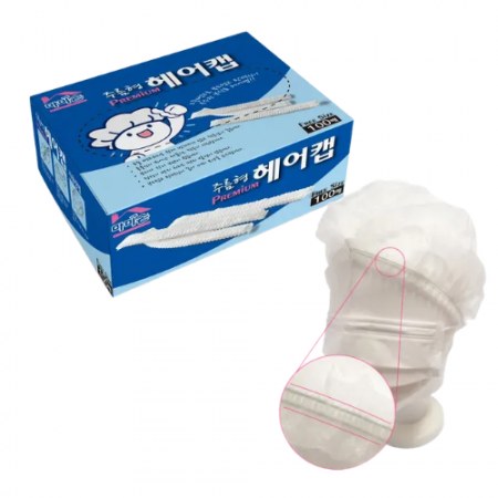 위생 헤어캡 주름형 100매 위생모자 #2