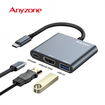 애니존 4K 30Hz 3포트 멀티허브 ANY-HUB8 #2