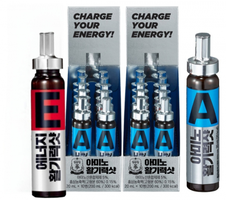 정관장 활기력샷 에너지 or 아미노 활기력샷 20ml 10병 세트 #2