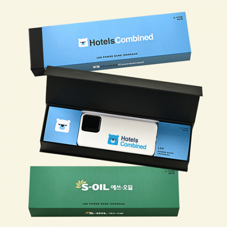 모스니에 LED보조배터리 10000mAh+자석싸바리 굿즈세트 #2