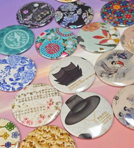 한국전통문양 손거울 #2