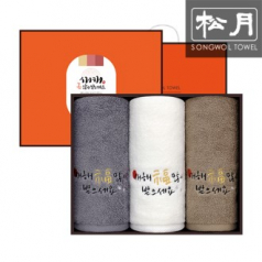 송월 새해 캘리자수 150g 3p
