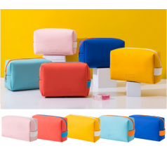 심플 칼라 파우치메이크업 화장품 생리대 다용도 휴대용 5가지 색상