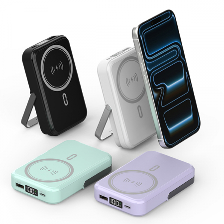 DOXX 맥세이프 스탠드 보조배터리10000/ USB-C PD 22.5W/ LCD 잔량표시 무선충전 #2