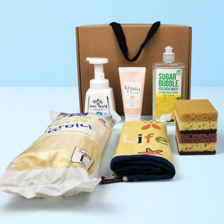 단미니 고무장갑 10컬례 주방전용 아이깨끗해 과일나라 핸드크림 주방용7종세트 #2