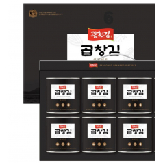 맛있는 곱창김 광천김 6캔 설선물 김세트