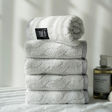 국내생산 타월톡톡 코마사 니트자가드 호텔수건 고급타올 200g #3