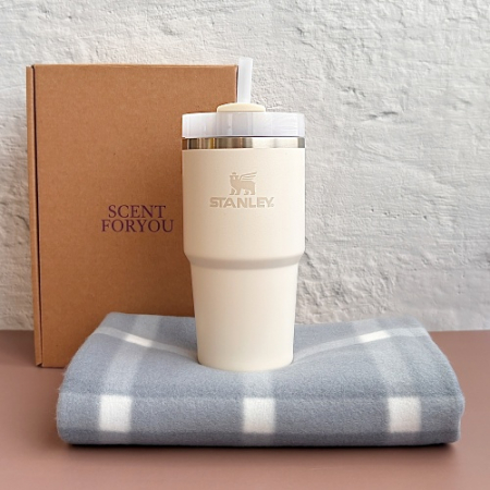 센트포유 스탠리 퀜처 H2.0 플로우스테이트 591+패턴담요세트 #3