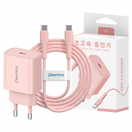 팬택 PD 25W 1포트 파스텔 충전기 (45W 2M CtoC케이블포함) #5