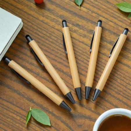 친환경 대나무 터치펜 앤 볼펜 2in1 #3