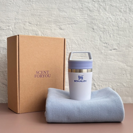 센트포유 스탠리 카페투고 트래블머그236+국산담요세트 #3