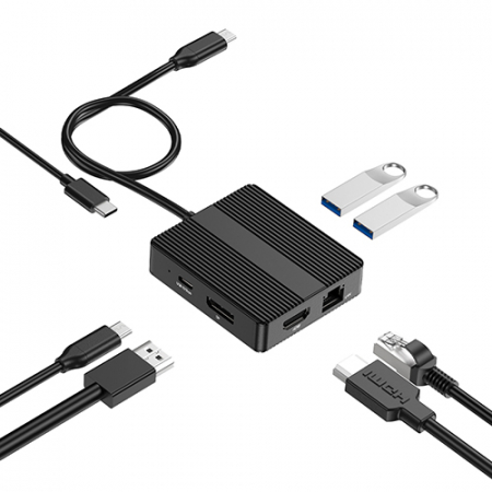 아이노트 7 in 1 C타입 멀티허브 Pro(랜포트 지원) CH70P #2