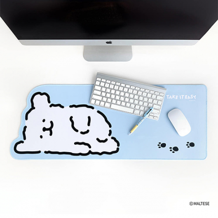 몰티즈 형태 데스크 장패드 #5