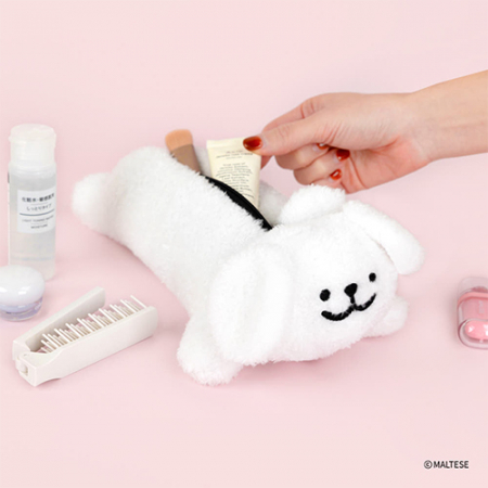 몰티즈 부클 인형 필통 #5