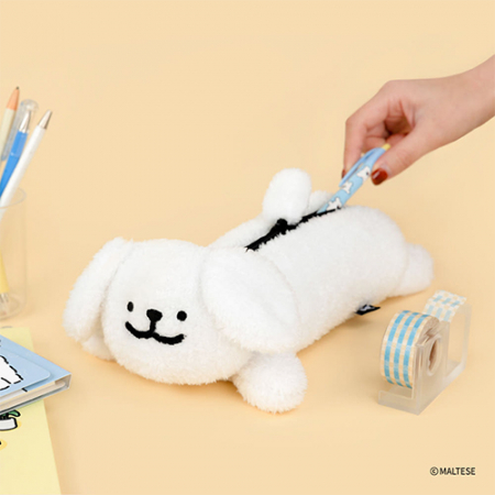 몰티즈 부클 인형 필통 #2