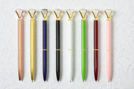 프리미엄 다이아 유성 메탈 볼펜 8종 컬러 #2