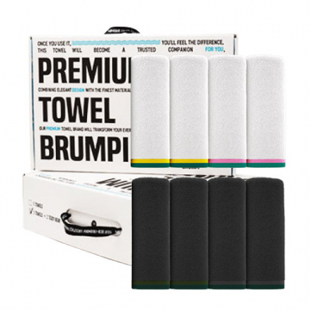 [4Towel] 브룸피 뱀부 프리미엄 타올 40수 200g 기프트 세트 #2