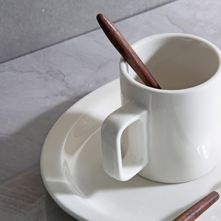 시라쿠스 뉴욕킹스인 화이트 일자머그 320ml #3