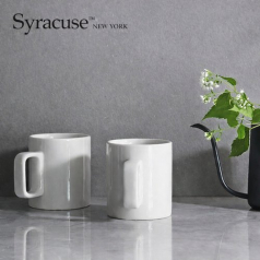 시라쿠스 뉴욕킹스인 화이트 일자머그 320ml