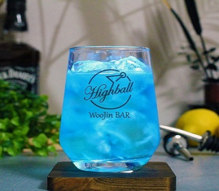 소량인쇄가능 진 다이아 하이볼 유리잔 #2