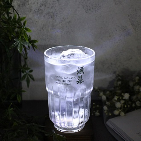 카페잔 물잔 하이볼 글라스잔 세로무늬두꺼운 유리잔 #2