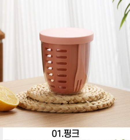 [인증제품] 휴대용 후르츠팟 과일통 런치박스 #3