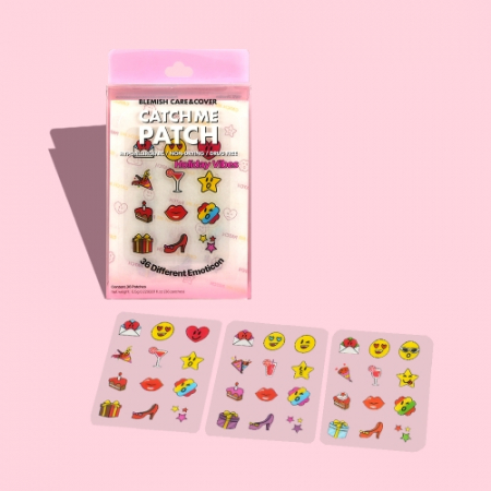 캐치미패치 이모티콘 홀리데이 바이브 (여드름패치 트러블 뾰루지 상처 스팟패치 습윤밴드) #2