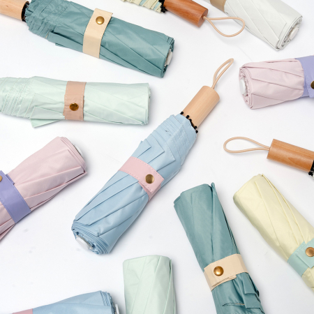 골드라인 삼색삼단 투톤 3단 우양산 #2