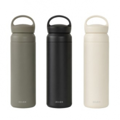 아이리버 핸들 파우더 이중진공 스텐 텀블러 500ml