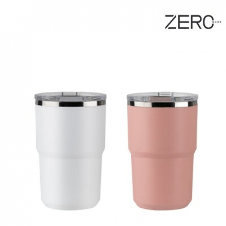 제로마크 먼스텀블러 400ml [화이트/핑크] #2